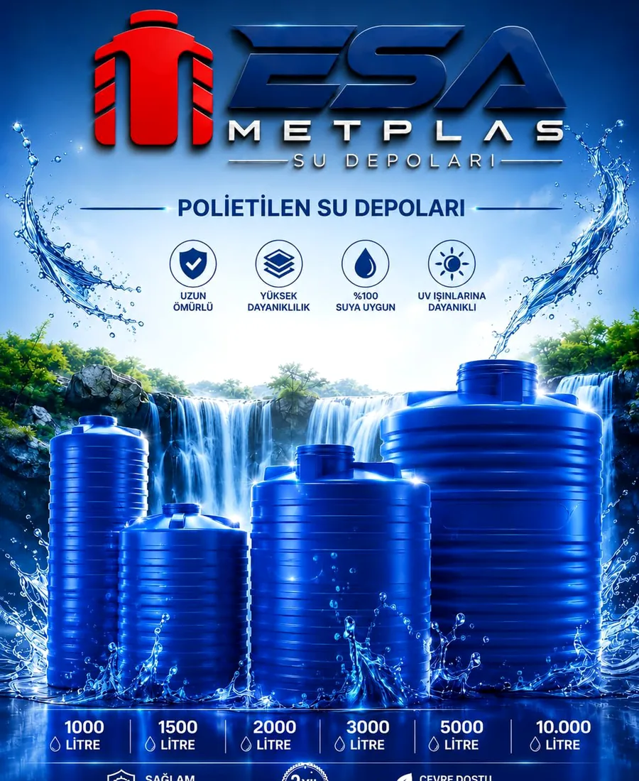 Polietilen su deposu ürünleri